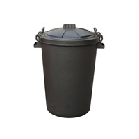 Click for a bigger picture.HEAVY DUTY BLACK DUSTBIN 78L      **SUPER SAVER**   ~ (List Price   31.64)