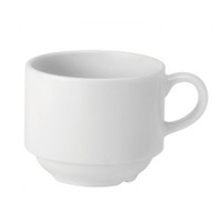 Click for a bigger picture.Pure White Stacking Cup 7oz   **SUPER SAVER**  ~ (List Price 1.56)