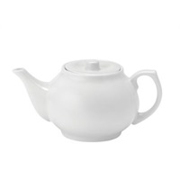 Click for a bigger picture.Pure White Teapot 15oz   **SUPER SAVER**  ~ (List Price 7.24)