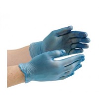 Click for a bigger picture.Blue Vinyl Gloves MEDIUM    **SUPER SAVER**  ~ (List Price 7.60)