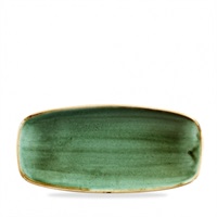 Click for a bigger picture.Stonecast Samphire Green Chef's Oblong Plate No2 10.5"x5"