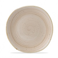 Click for a bigger picture.Stonecast Nutmeg Cream Organic Round Plate 26.4cm