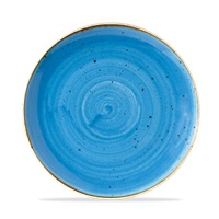 Click for a bigger picture.Stonecast Cornflower Blue Coupe Plate 10.25"