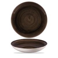 Click for a bigger picture.Stonecast Iron Black Coupe Bowl 9.75"