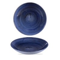 Click for a bigger picture.Stonecast Cobalt Blue Coupe Bowl 9.75"