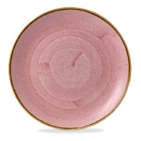 Click for a bigger picture.Stonecast Petal Pink Coupe Plate 26cm
