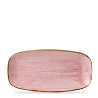 Click for a bigger picture.Stonecast Petal Pink Chef's Oblong Plate No.3. 11.75"x6"