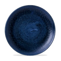Click for a bigger picture.Stonecast Plume Ultramarine Coupe Plate 10.25"