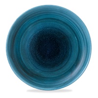 Click for a bigger picture.Stonecast Aqueous Lagoon Coupe Plate 10.25"