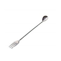 Click for a bigger picture.Cocktail Fork & Spoon