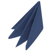 Click for a bigger picture.40cm 3 ply NAPKINS - DARK BLUE