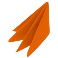 Click for a bigger picture.40cm 3 ply NAPKINS - ORANGE