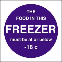 Click for a bigger picture.Freezer temperature.