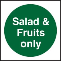 Click for a bigger picture.Salad and fruits only.