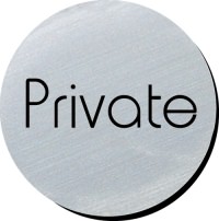 Click for a bigger picture.Private. 75mm disc silver finish