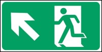 Click for a bigger picture.Exit man arrow up left.