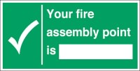 Click for a bigger picture.Fire assembly point is: