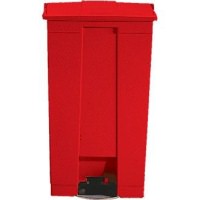 Click for a bigger picture.MOBILE STEP ON CONTAINER RED 87L