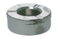 Click for a bigger picture.3.5" STAINLESS STEEL WINDPROOF ASHTRAY