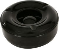 Click for a bigger picture.5.75" WINDPROOF ASHTRAY - BLACK