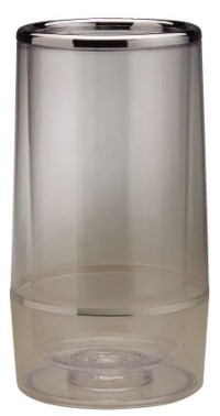 Click for a bigger picture.CLEAR PLASTIC WINE COOLER