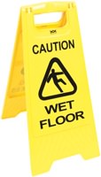 Click for a bigger picture.SAFETY SIGN 'WET FLOOR' A FRAME