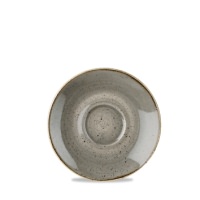 Click for a bigger picture.Stonecast Peppercorn Grey Saucer 6.25"