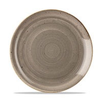 Click for a bigger picture.Stonecast Peppercorn Grey Coupe Plate 10.25"
