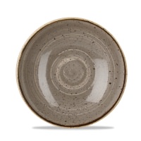 Click for a bigger picture.Stonecast Peppercorn Grey Coupe Bowl 9.75"