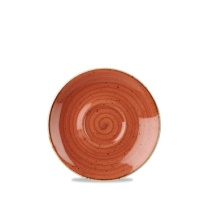 Click for a bigger picture.Stonecast Spiced Orange Saucer 6.25"