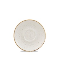 Click for a bigger picture.Stonecast Barley White Saucer 6.25"