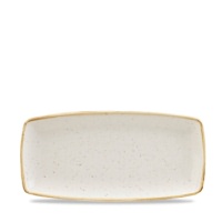 Click for a bigger picture.Stonecast Barley White Oblong Plate 11.75 x 6"