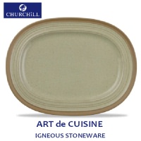 Click for a bigger picture.Igneous Oval Plate 14"