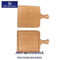 Click for a bigger picture.Art de Cuisine Square Handled Oak Board