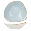 Click here for more details of the Stonecast Duck Egg Blue Triangular Bowl 7.25"