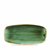 Click here for more details of the Stonecast Samphire Green Chef's Oblong Plate No2 10.5"x5"