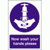 Click here for more details of the Now wash your hands please.