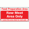Click here for more details of the Food prep area. Raw food only.