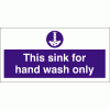 Click here for more details of the Sink for hand wash only.