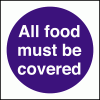 Click here for more details of the All food must be covered.