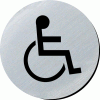 Click here for more details of the Disabled symbol. 75mm disc silver finish