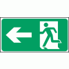 Click here for more details of the Exit man arrow left.