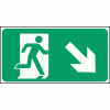 Click here for more details of the Exit man arrow down right.