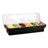 Click here for more details of the 6 COMPARTMENT CONDIMENT DISPENSER - BLACK