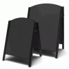 Click here for more details of the Small black steel premier chalk A-Board.
