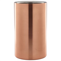 Click for a bigger picture.GenWare Copper Plated Wine Cooler
