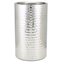 Click for a bigger picture.GenWare Hammered Stainless Steel Wine Cooler