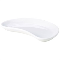 Click for a bigger picture.Genware Porcelain Crescent Salad Dish 20cm/ 7.75"