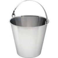 Click for a bigger picture.Swedish S/St. Bucket 12 Litre Graduated
