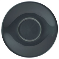 Click for a bigger picture.Genware Porcelain Grey Saucer 12cm/ 4.75"